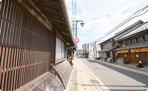 中山道の宿場、御嶽宿